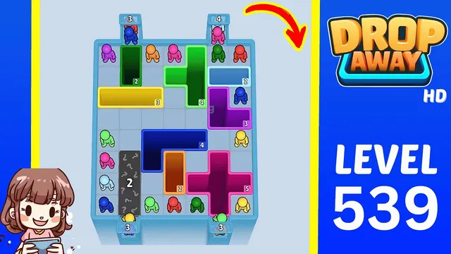 Drop Away Level 539 - Walkthrough and solution guide