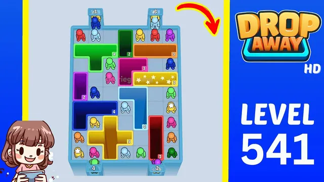 Drop Away Level 541 - Walkthrough and solution guide
