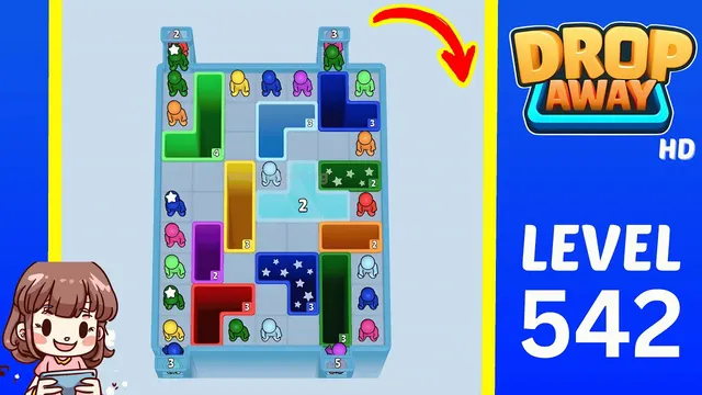 Drop Away Level 542 - Walkthrough and solution guide