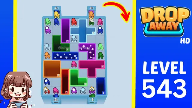 Drop Away Level 543 - Walkthrough and solution guide