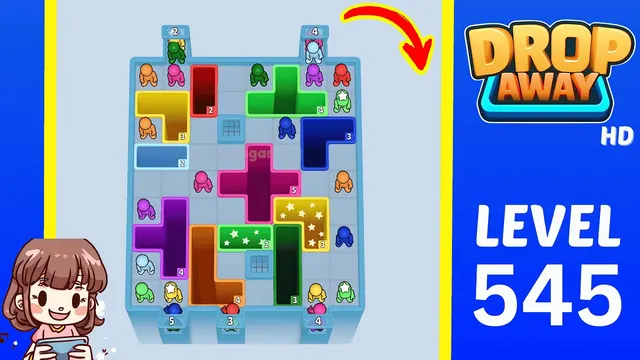 Drop Away Level 545 - Walkthrough and solution guide