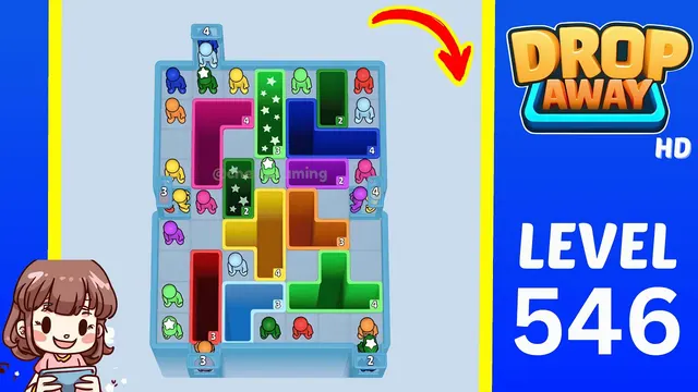 Drop Away Level 546 - Walkthrough and solution guide