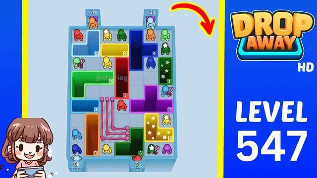Drop Away Level 547 - Walkthrough and solution guide