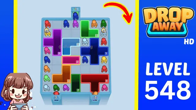 Drop Away Level 548 - Walkthrough and solution guide