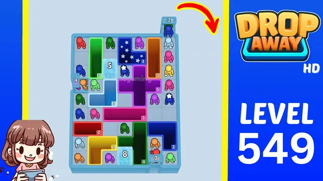 Drop Away Level 549 - Walkthrough and solution guide