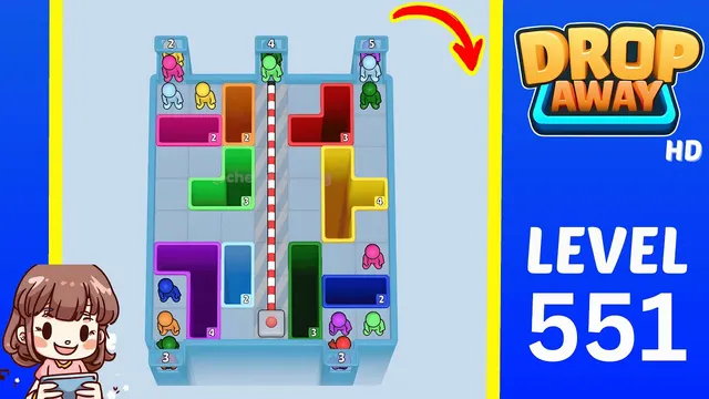 Drop Away Level 551 - Walkthrough and solution guide