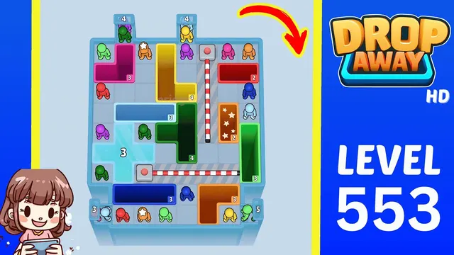 Drop Away Level 553 - Walkthrough and solution guide
