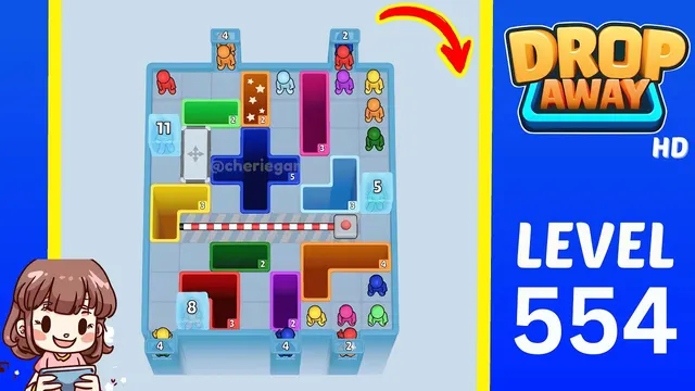 Drop Away Level 554 - Walkthrough and solution guide
