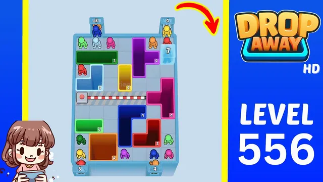 Drop Away Level 556 - Walkthrough and solution guide