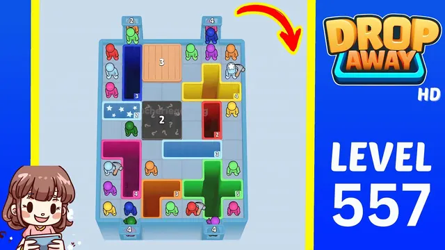 Drop Away Level 557 - Walkthrough and solution guide