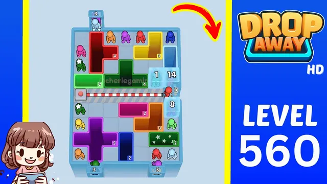 Drop Away Level 560 - Walkthrough and solution guide