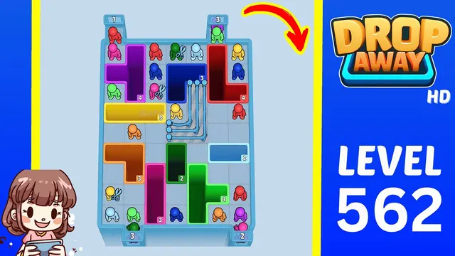 Drop Away Level 562 - Walkthrough and solution guide