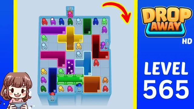 Drop Away Level 565 - Walkthrough and solution guide
