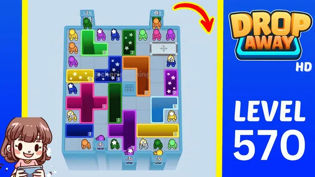 Drop Away Level 570 - Walkthrough and solution guide