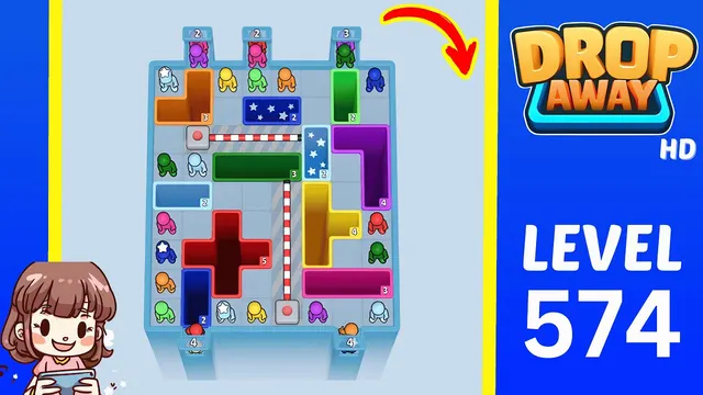 Drop Away Level 574 - Walkthrough and solution guide