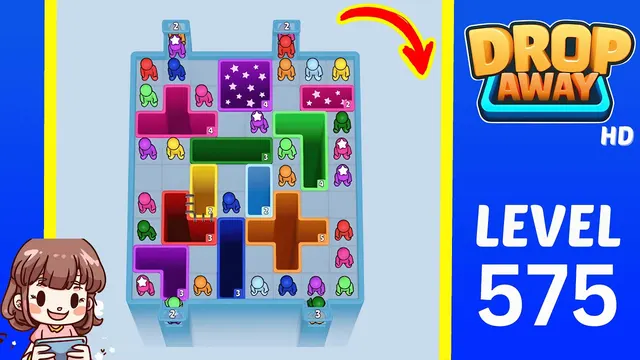 Drop Away Level 575 - Walkthrough and solution guide