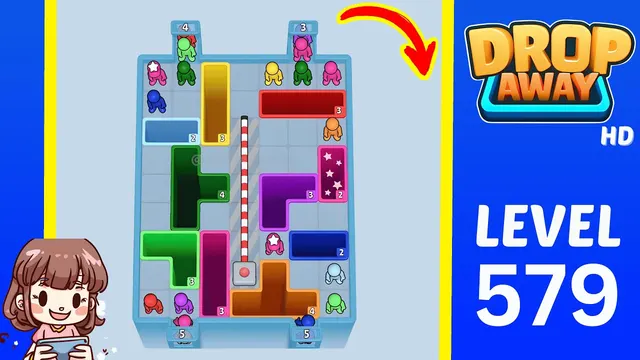 Drop Away Level 579 - Walkthrough and solution guide