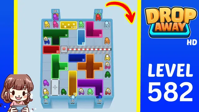Drop Away Level 582 - Walkthrough and solution guide