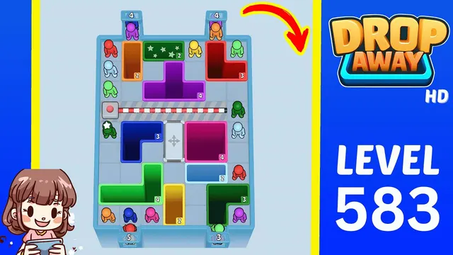 Drop Away Level 583 - Walkthrough and solution guide