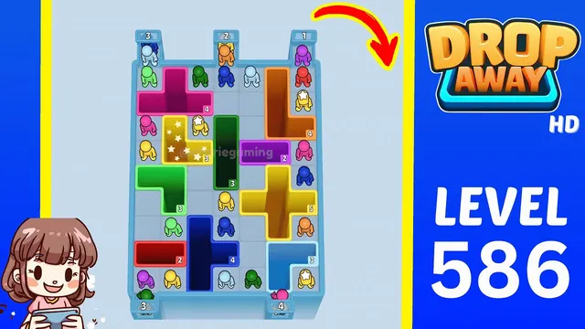 Drop Away Level 586 - Walkthrough and solution guide