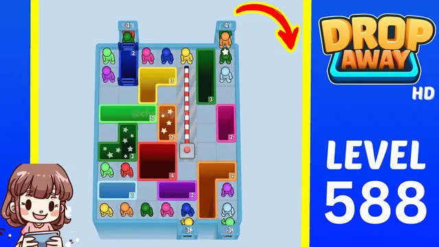 Drop Away Level 588 - Walkthrough and solution guide