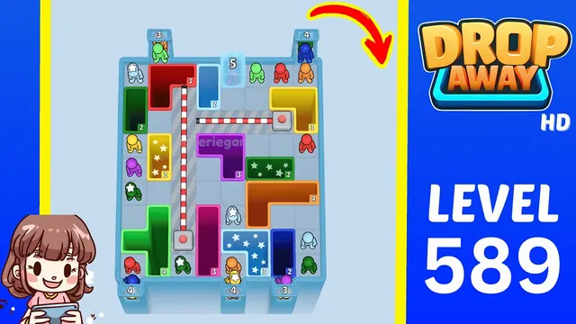 Drop Away Level 589 - Walkthrough and solution guide