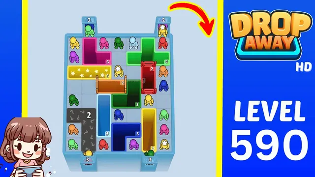 Drop Away Level 590 - Walkthrough and solution guide