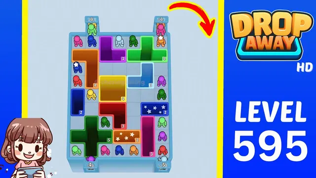 Drop Away Level 595 - Walkthrough and solution guide