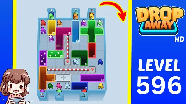Drop Away Level 596 - Walkthrough and solution guide