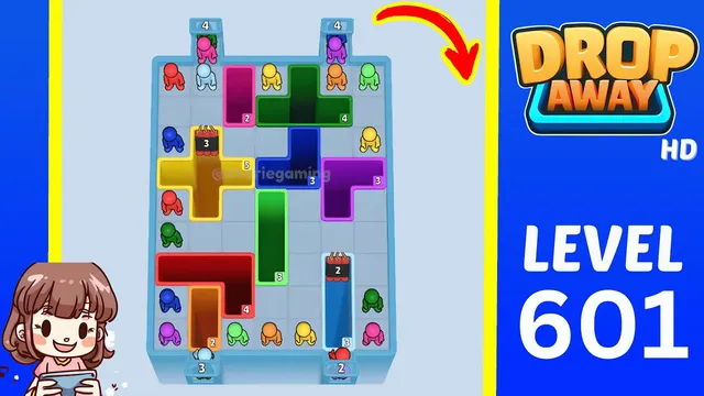 Drop Away Level 601 - Walkthrough and solution guide