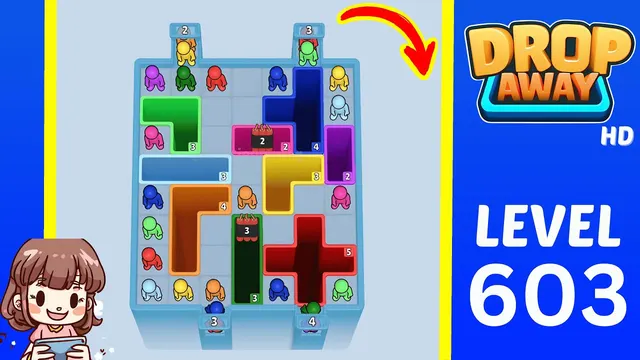 Drop Away Level 603 - Walkthrough and solution guide