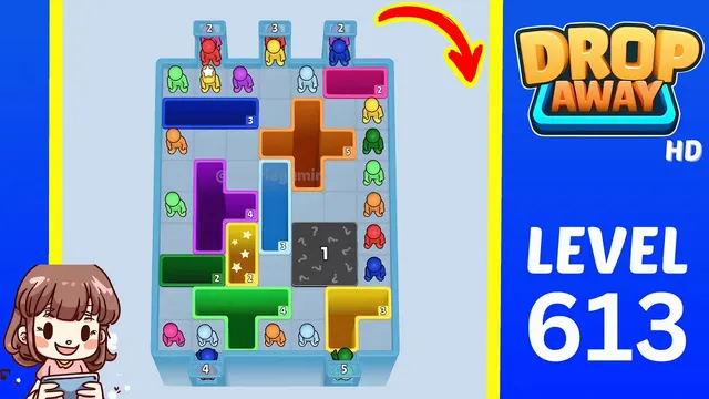 Drop Away Level 613 - Walkthrough and solution guide