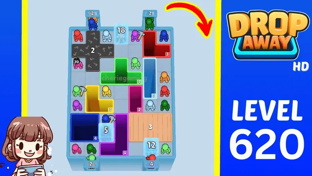Drop Away Level 620 - Walkthrough and solution guide