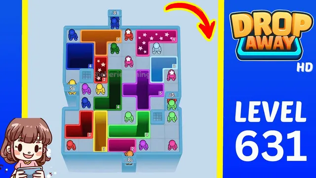 Drop Away Level 631 - Walkthrough and solution guide