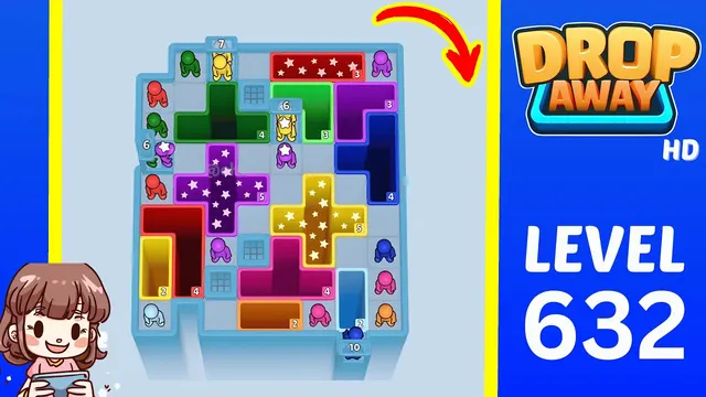 Drop Away Level 632 - Walkthrough and solution guide