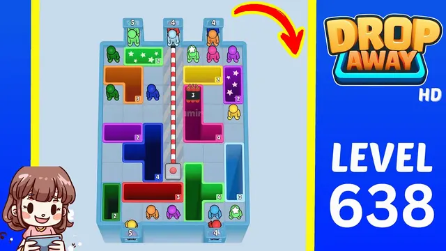 Drop Away Level 638 - Walkthrough and solution guide