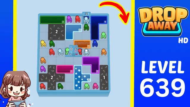 Drop Away Level 639 - Walkthrough and solution guide
