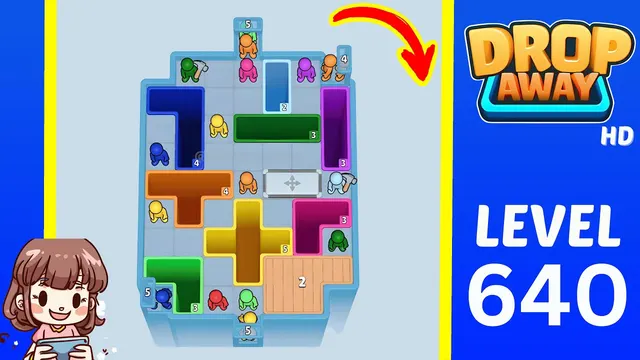 Drop Away Level 640 - Walkthrough and solution guide