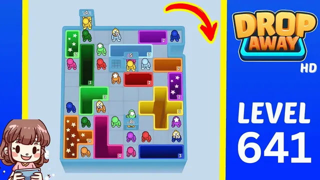 Drop Away Level 641 - Walkthrough and solution guide