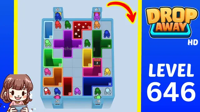 Drop Away Level 646 - Walkthrough and solution guide