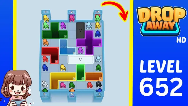 Drop Away Level 652 - Walkthrough and solution guide