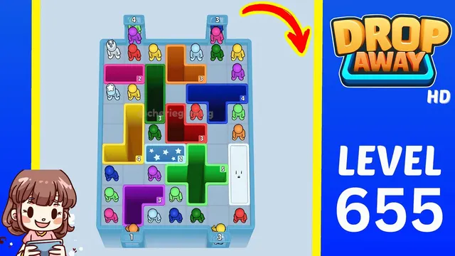 Drop Away Level 655 - Walkthrough and solution guide