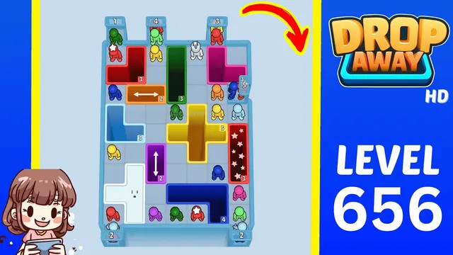 Drop Away Level 656 - Walkthrough and solution guide