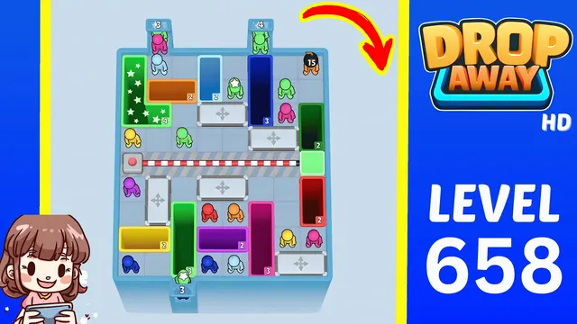 Drop Away Level 658 - Walkthrough and solution guide