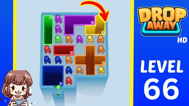 Drop Away Level 66 - Walkthrough and solution guide