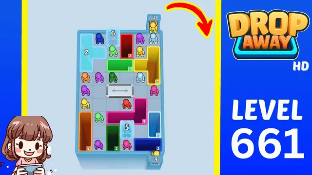 Drop Away Level 661 - Walkthrough and solution guide