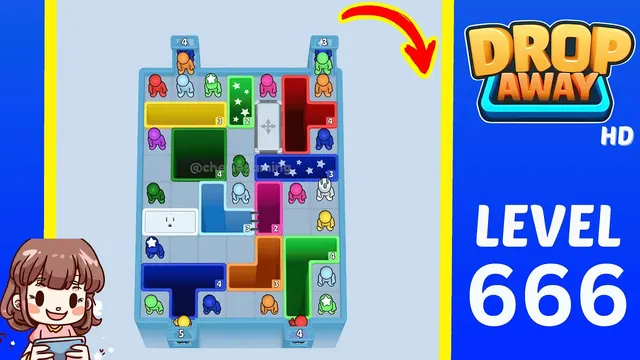 Drop Away Level 666 - Walkthrough and solution guide