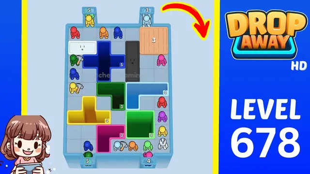 Drop Away Level 678 - Walkthrough and solution guide