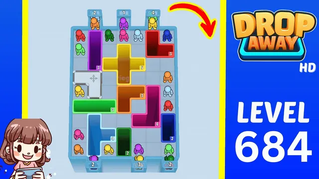 Drop Away Level 684 - Walkthrough and solution guide