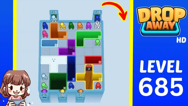 Drop Away Level 685 - Walkthrough and solution guide